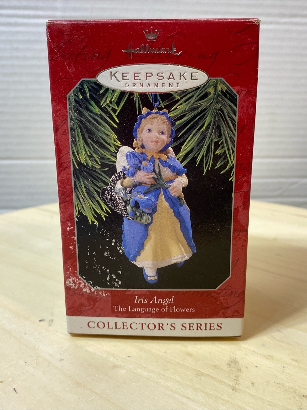 Hallmark Ornaments - 1998 - Iris Angel - Language of Flowers - 3rd in Series